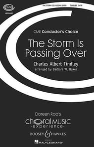 The Storm Is Passing Over SATB choral sheet music cover Thumbnail